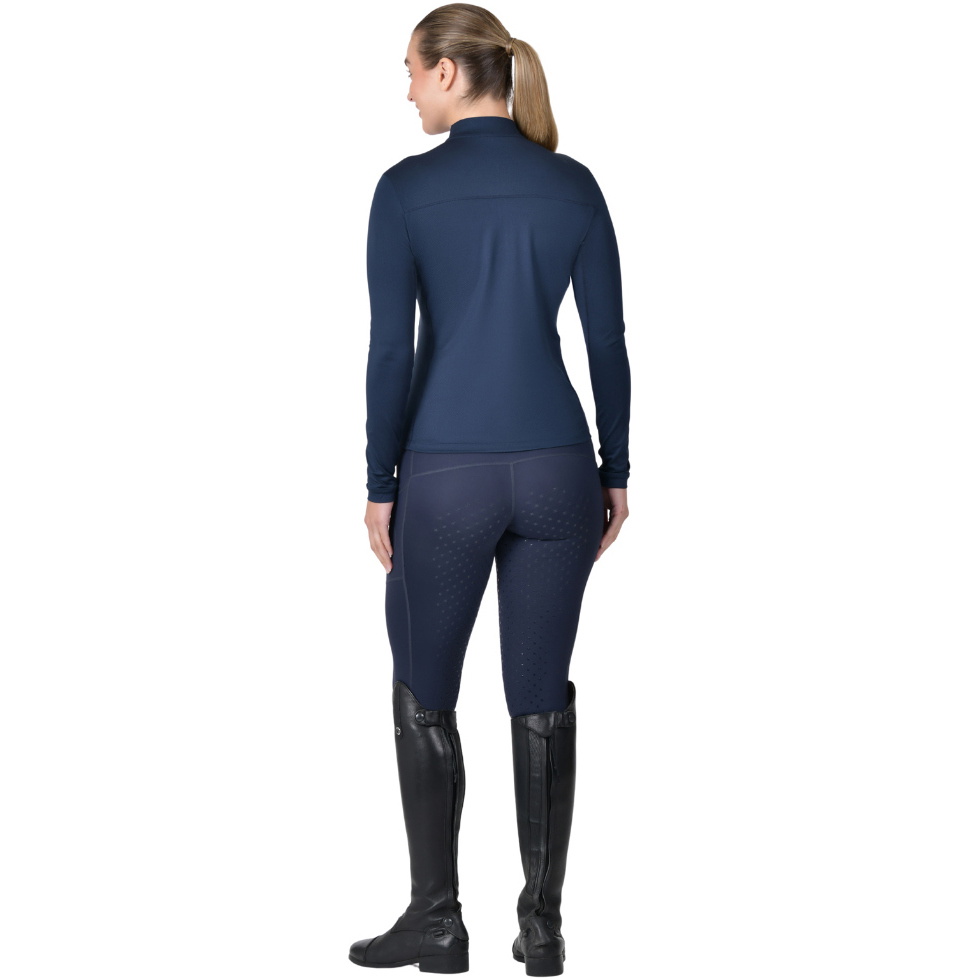 2025 Dublin Damen Atmungsaktiv Lang Ärmel Reiten Top 1027709 - Navy